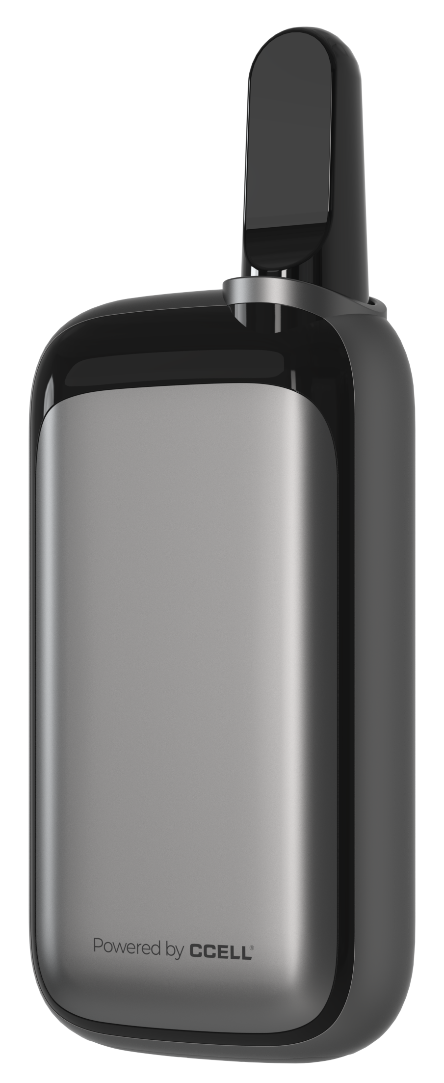 A gray CCELL Rizo vape battery