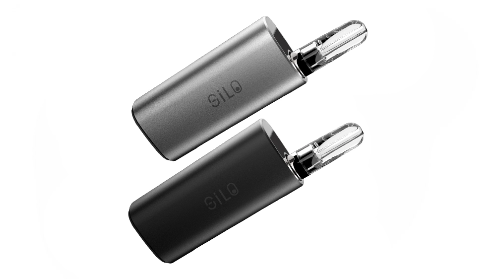 A silver and a black CCELL silo batteries